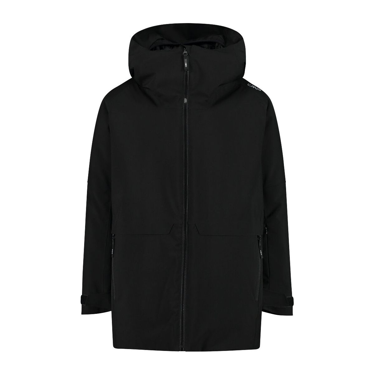 CMP KID Ski Jacket FIX Hood nero (U901) 128 34W3994-U901-128
