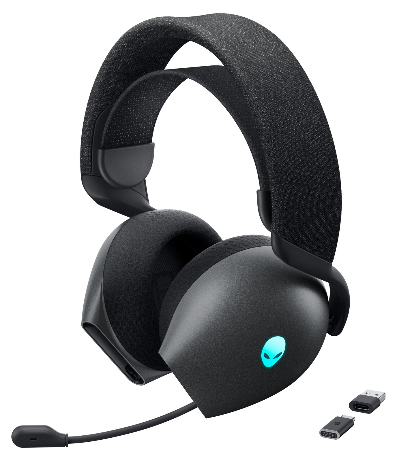 Alienware AW725H Gaming Headset Bedraad & Draadloos USB Type-C Bluetooth Zwart