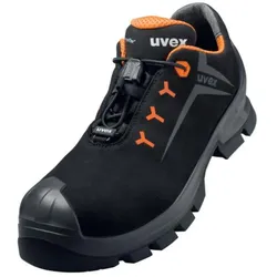 uvex 2 STX Sicherheitsschuh S7L Halbschuh Velours Größe 43 Weite 12 schwarz/orange 43 - 6524343 - schwarz/orange