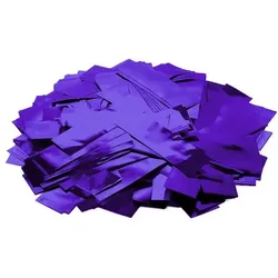 TCM FX Metallic Konfetti rechteckig 55x18mm, lila, 1kg
