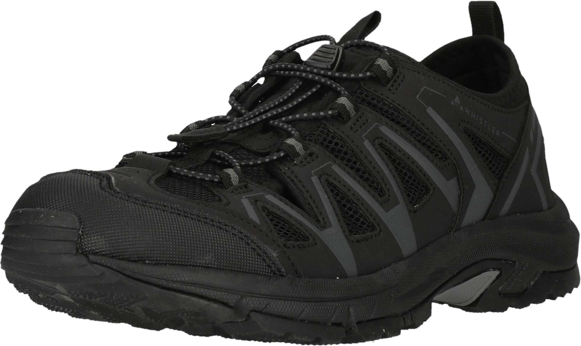Trainingsschuh WHISTLER "Puente", Herren, Gr. 44, schwarz, Kunstfaser, Lederimitat, Schuhe, atmungsaktiv