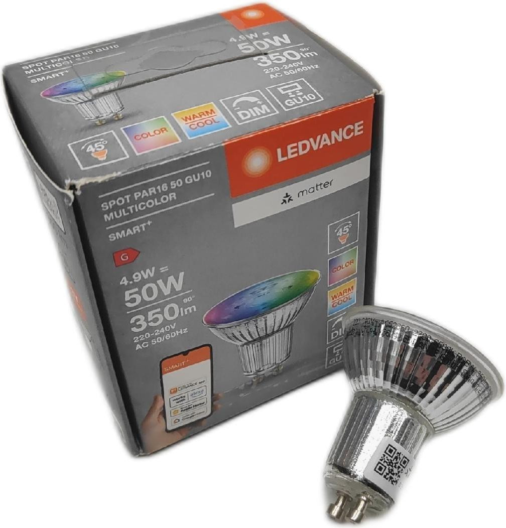 Ledvance Smart+ Matter LEDlamp GU10 Wit 4,9 W 350 lm