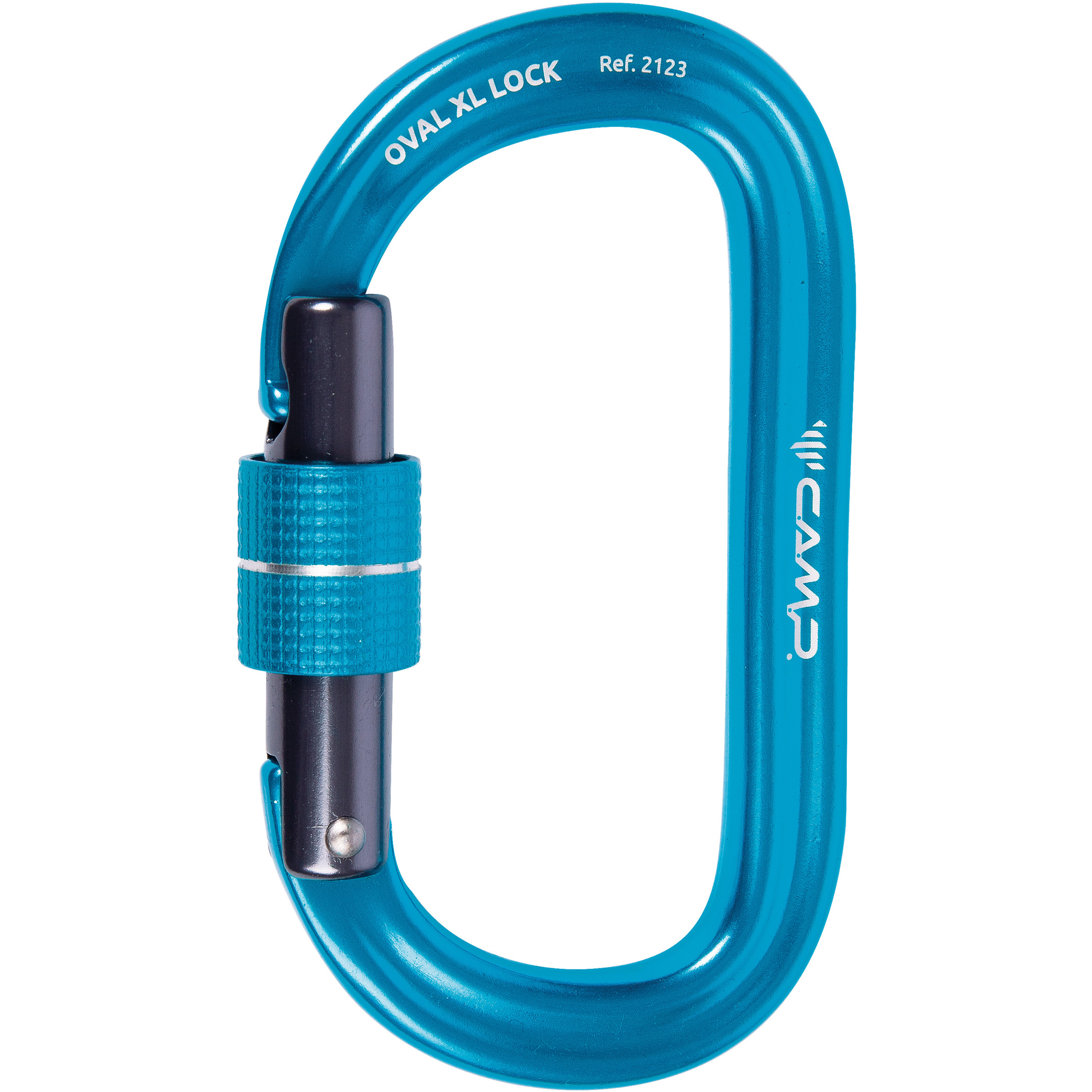 Camp Oval XL Lock Karabiner Klettersteigkarabiner blau Trekking