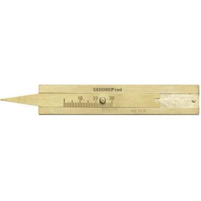 Gedore RED 3301552 Reifenprofilmesser Messbereich Tiefe 0 - 30 mm
