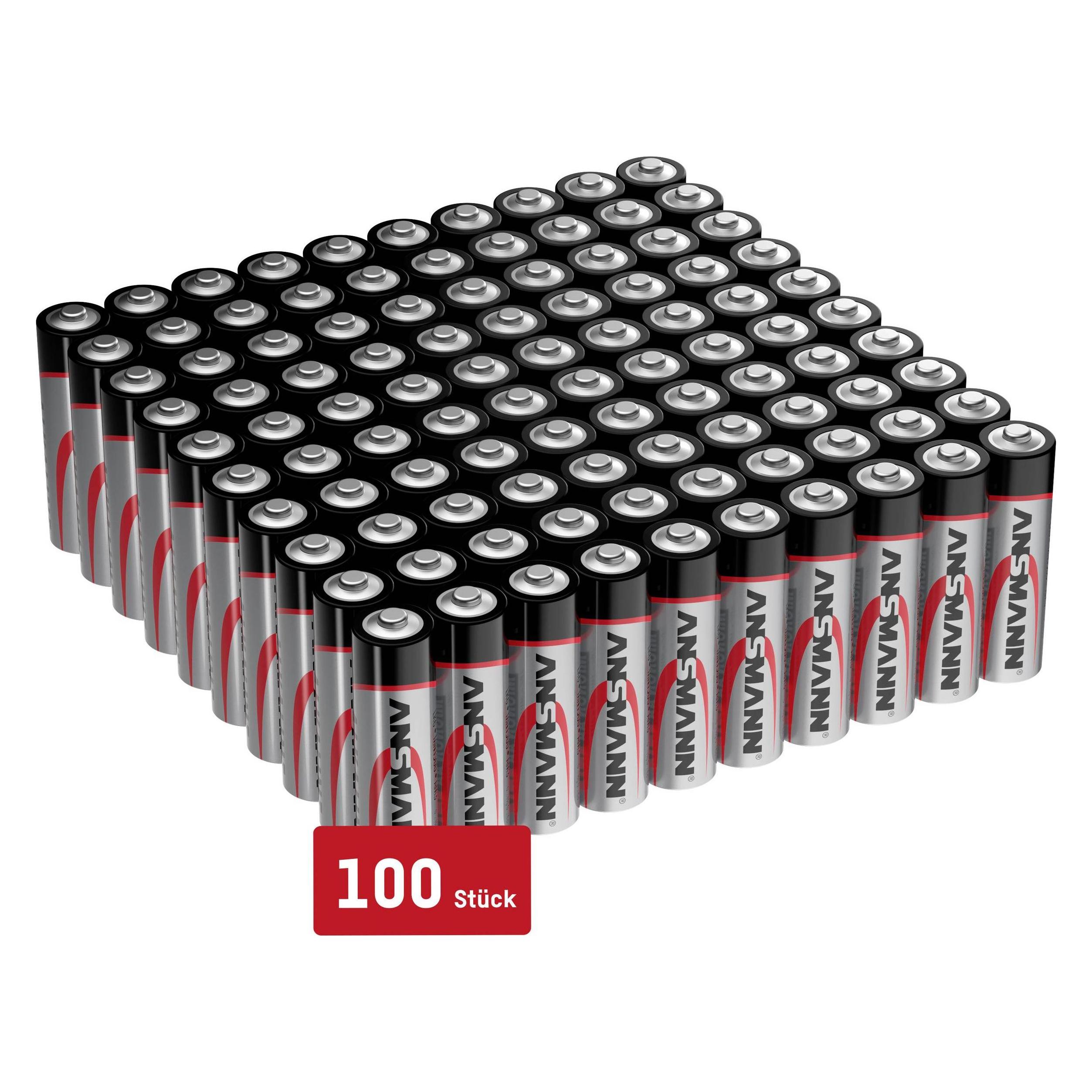Ansmann Alkaline Batterie (100 Stk., AA, 2700 mAh) (1522-0043)