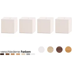 Hasena Top-Line Füsse Ivio 10 cm / Kernbuche natur, geölt