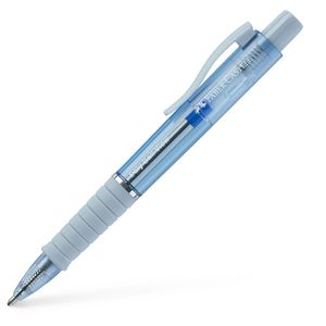 Faber-Castell Kugelschreiber Poly Ball View, XB, Icy Glow, blau/transluzent, Schreibfarbe blau
