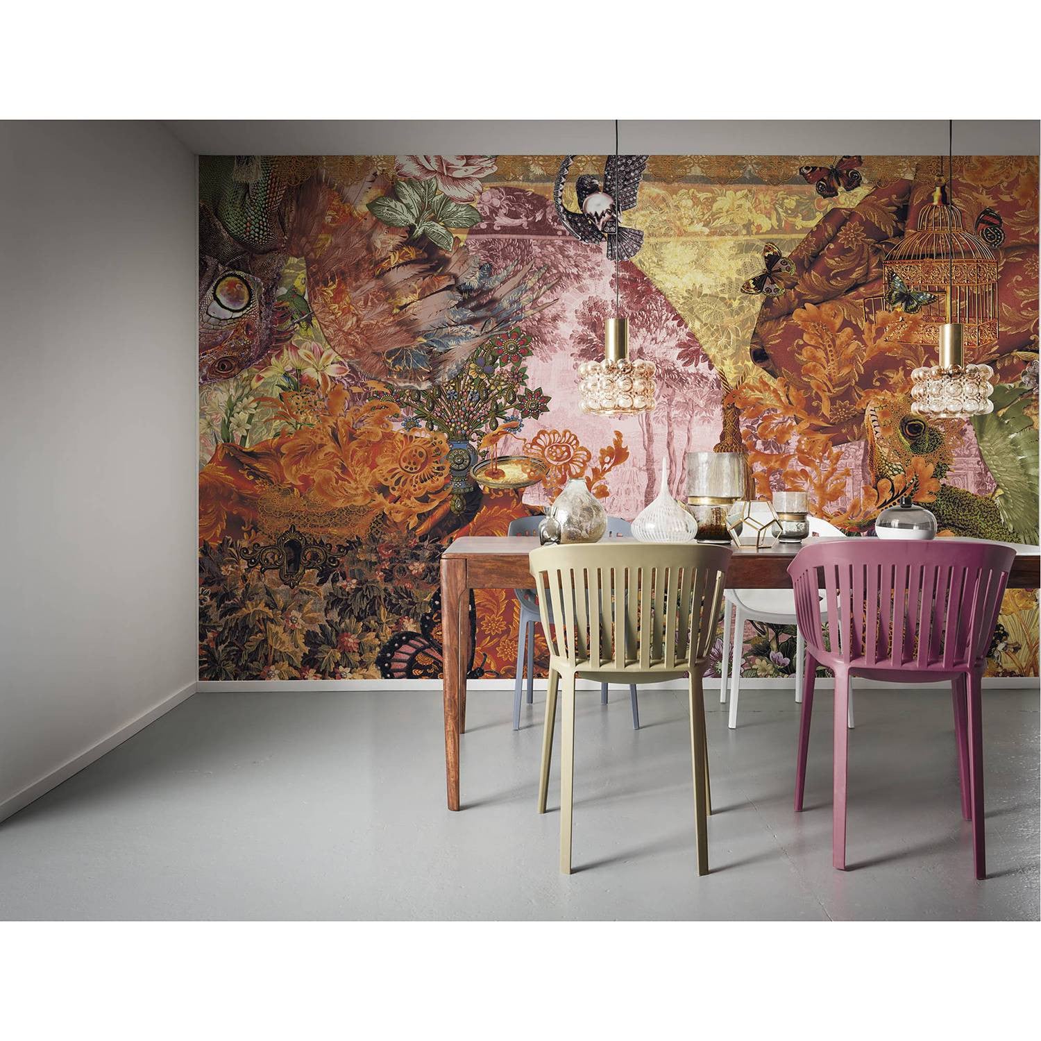 home24 Fotobehang Gobelin Mural Textiel 300cm