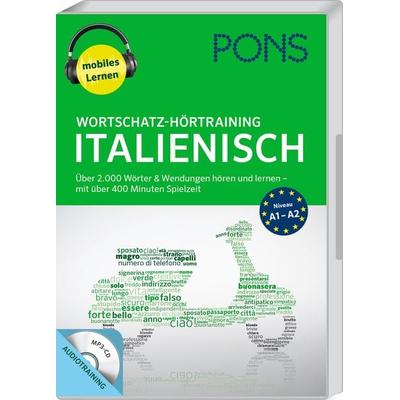 PONS Wortschatz-Hörtraining Italienisch - , 9783125628236