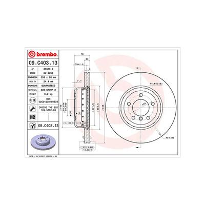 MAGNETI MARELLI Bremsscheibe Disco freno TWO-PIECE DISCS LINE 360406132904 338mm 26mm für BMW