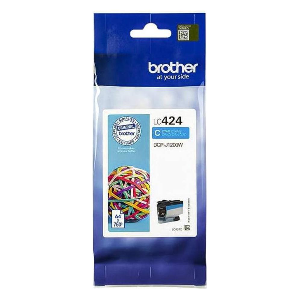 Brother LC-424C Tintenpatrone - Cyan (C) (LC424C)
