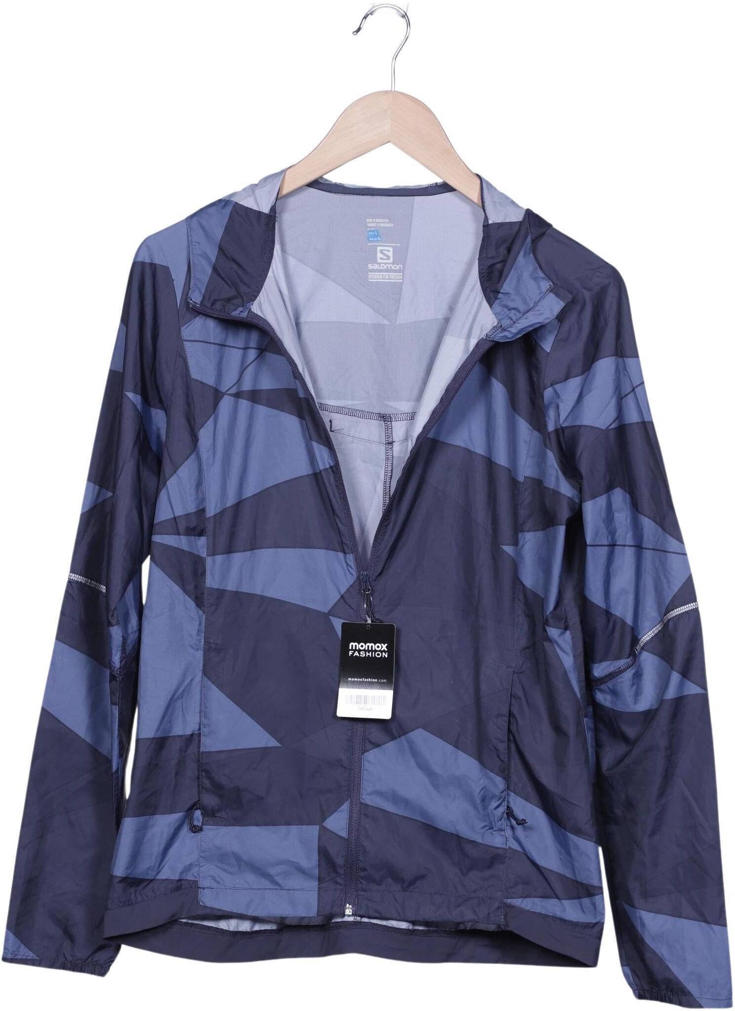 Salomon Damen Jacke, Marineblau, Gr. L, Synthetik - Second Hand