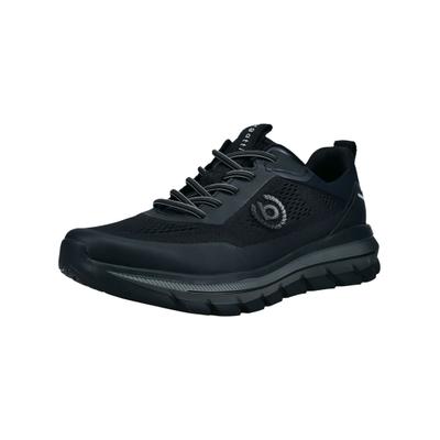 Sneaker BUGATTI "bugatti Sneaker Textil", Herren, Gr. 44, schwarz, Textil, Schuhe Sneaker