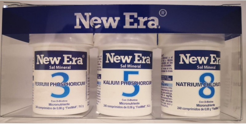 New Era Vitality Trio Mineral Salts 3 pieces