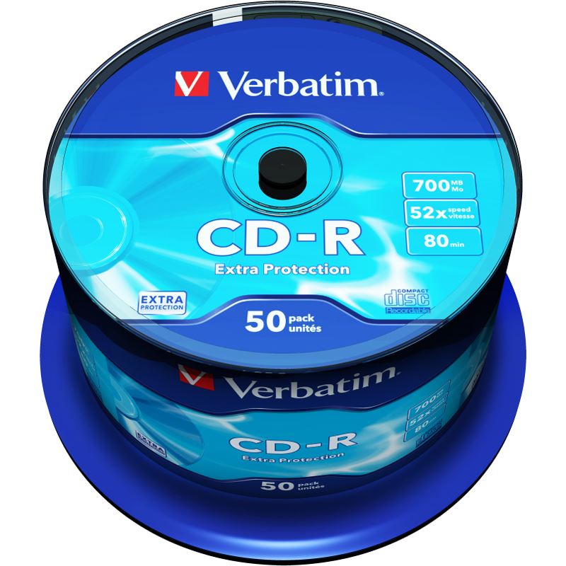 Verbatim CD-R 700 MB 50er Spindel (43351)