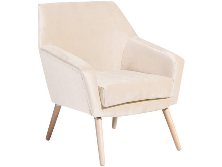Max Winzer Sessel, Creme, Buche, Holz, Buche, 67x81x71 cm, Goldenes M, Made in Europe, Wohnzimmer, Sessel, Sonstige Sessel