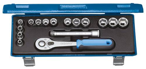 Gedore Steckschlüsselsatz metrisch 3/8" (10 mm) 16teilig 2682885