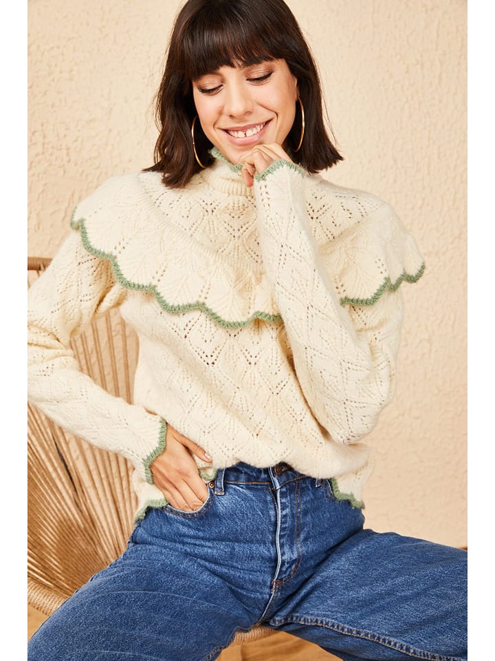 Happiness Istanbul Pullover in Beige - onesize