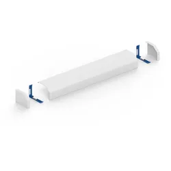 GGK 18064 Rangierkanal-Set RK 110x150mm-1050, Kunststoff, für Verteiler 4-feldig, weiß RK 110x150-1050 RK110x1501050