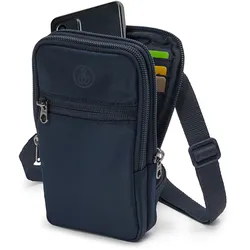 Tchibo - Crossbody Bag mit 2 Schultergurten - blau