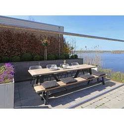 Bellagio Bresimo 330 cm Picknick Sitzgruppe 3-teilig