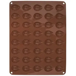 Silikonbackform für Nüsse, 33 × 25,5 cm