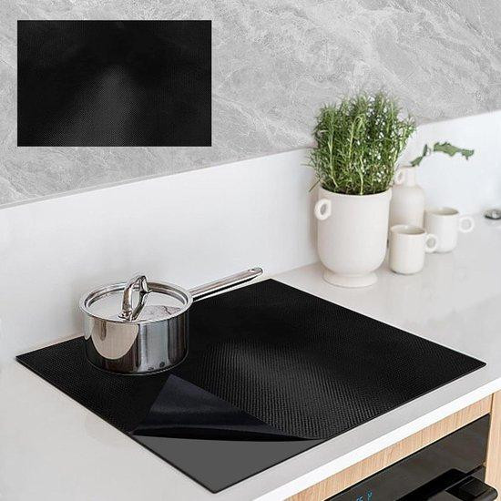 Magnetische siliconen beschermmat voor glas, zwart, 52 x 60 cm
