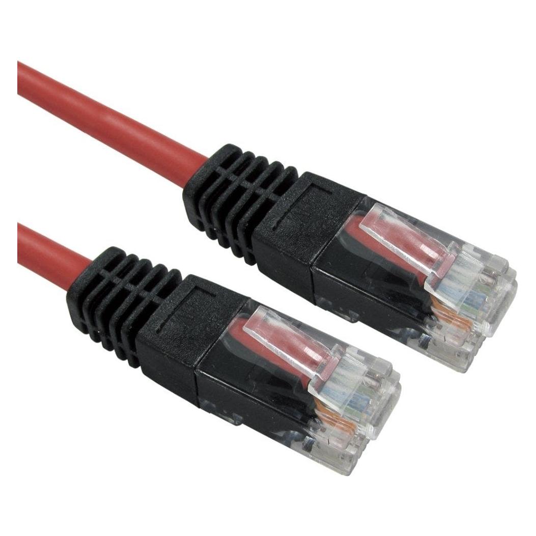 Cables Direct CDL 2m Red Cat5e Crossover Patch (CAT5e, 2 m) (XXURT-602R)