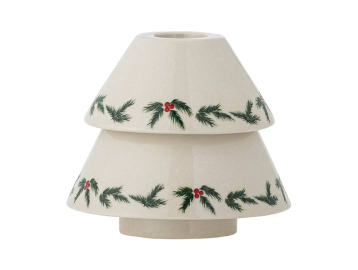 Bloomingville Bougeoir Berry, Ø10 cm Blanc
