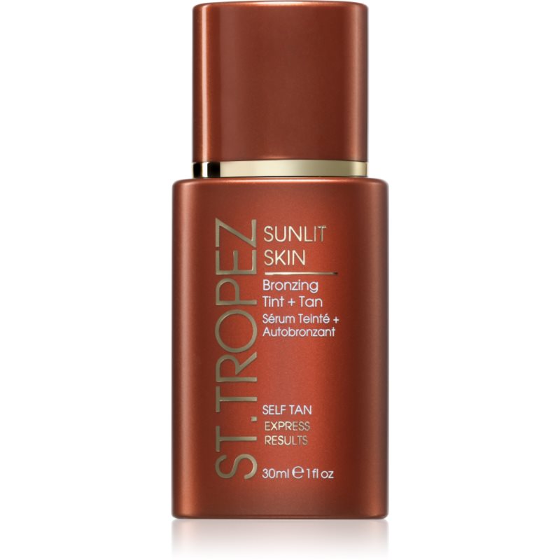 St.Tropez Sunlit Skin Bronzing Tint + Tan tönende Selbstbräuner-Creme für das Gesicht 1 St.