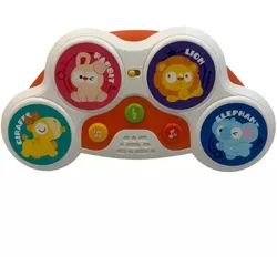 Musik- und Leuchttrommel mit Touch-Steuerung für Babys – 32 cm