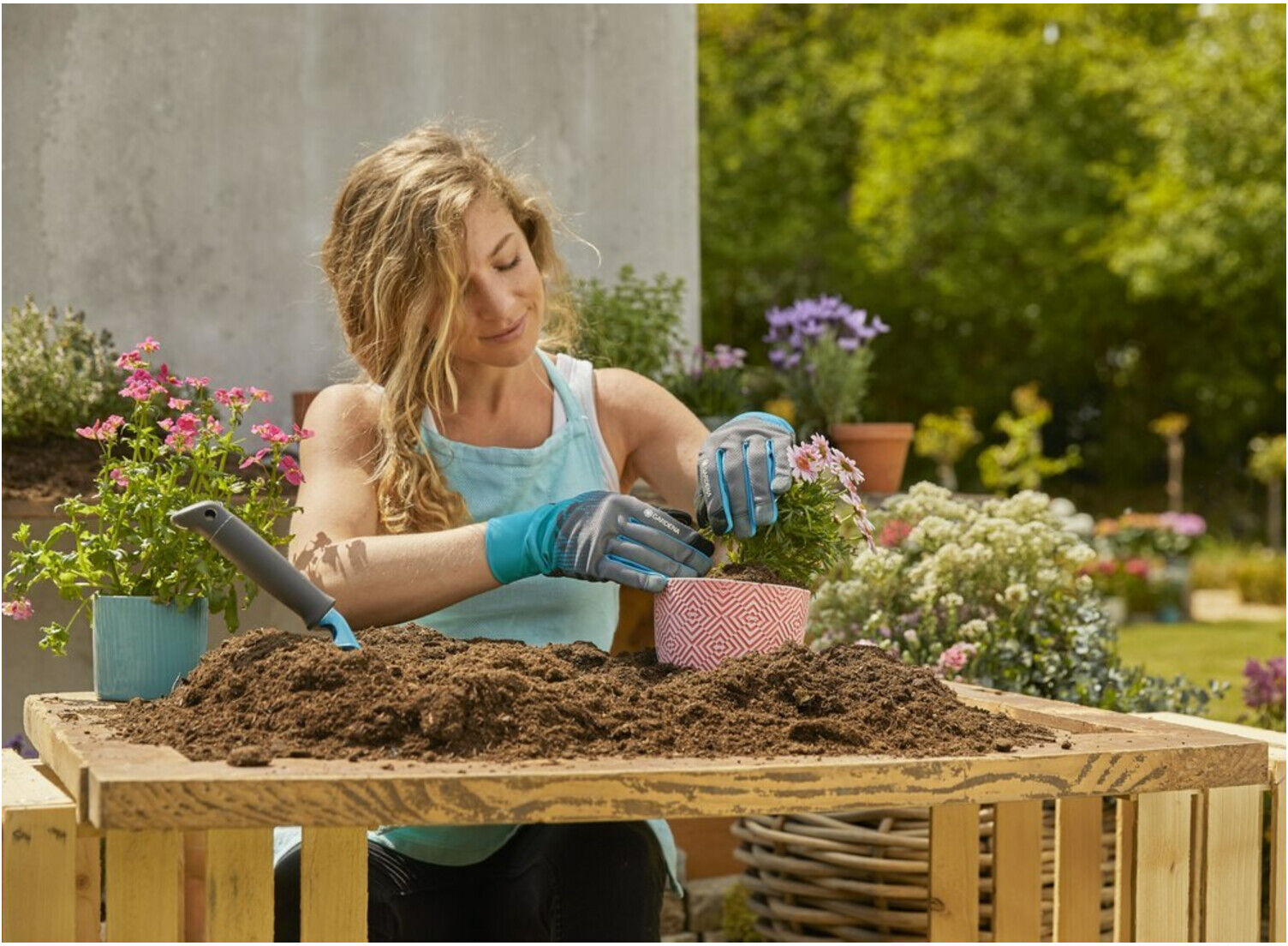 Gardena Garten- und Pflegehandschuh Größe 8 / M (11501-20)