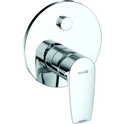KLUDI PURE&SOLID Unterputz-Wannenfüll- und Brause-Einhandmischer, Wandmontage, chrom, 347590575
