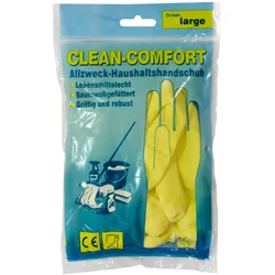 Haushaltshandschuhe Clean- Comfort Latex, besonders griffig