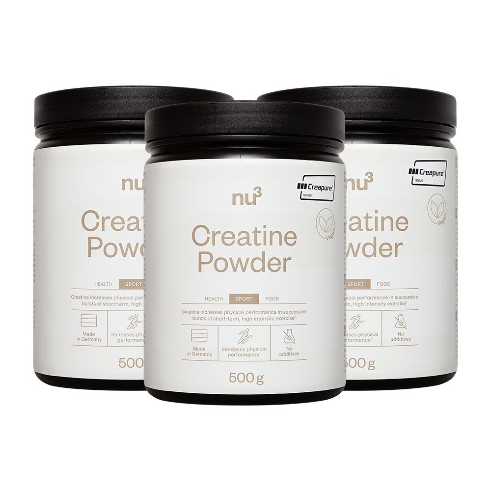 nu3 Creatine, Pulver 3x500 g