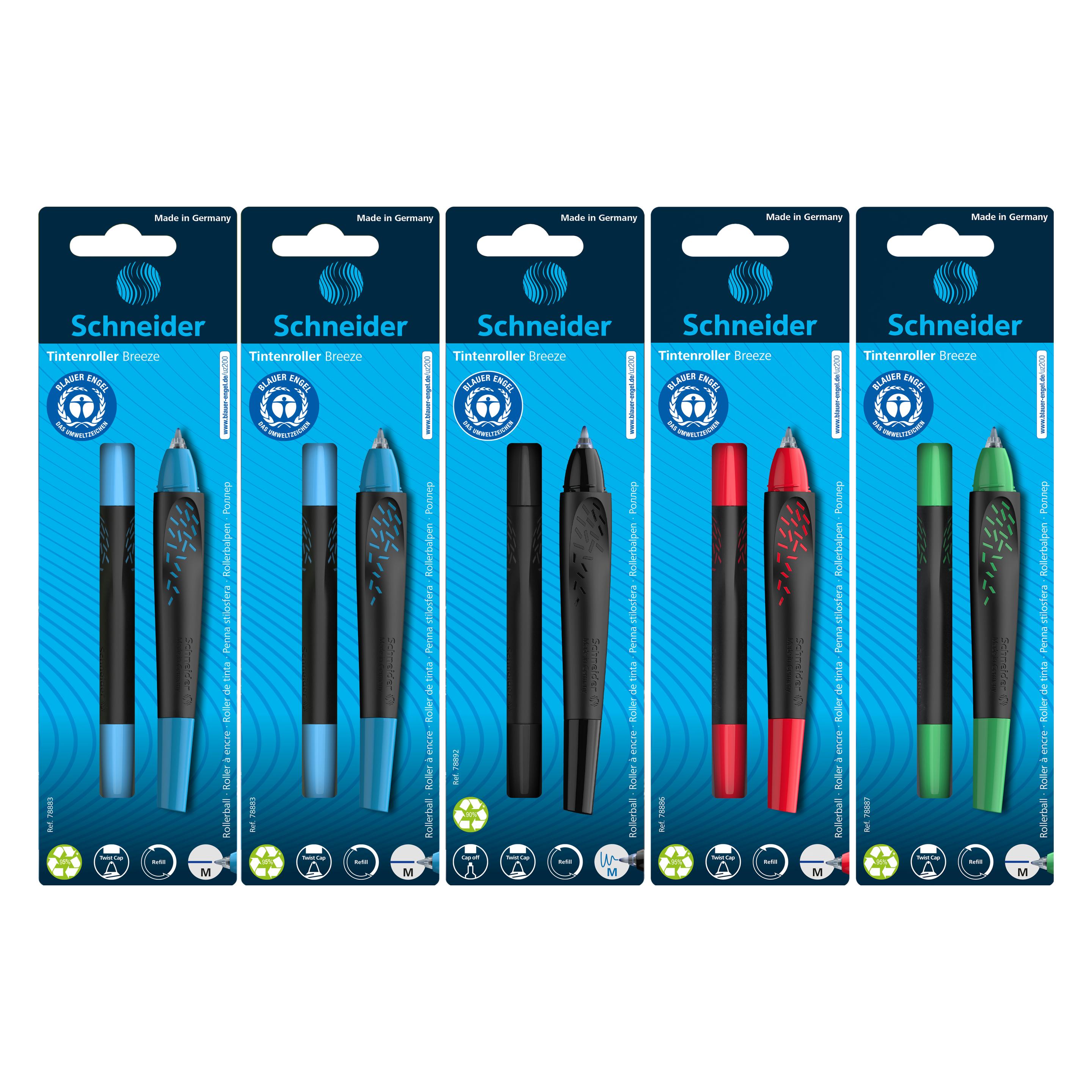 Schneider Tintenroller Breeze (5x) (788895)