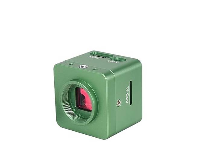Industrielle Videokamera, Mikroskop 4K Clear Definition 7X Zoom Mikroskopkamera Industrielabor Erkannte Bilderfassung Videorecorder