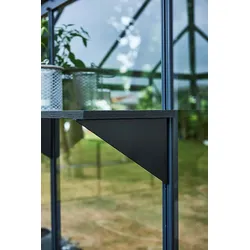 Juliana Regalhalter 1 Satz 3 Stück Farbe: schwarz 50 cm