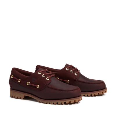 Bootsschuh TIMBERLAND "TIMBERLAND AUTHENTIC - BOAT SHOE", Damen, Gr. 41, Leder, burgundy full grain, Schuhe Bootsschuh