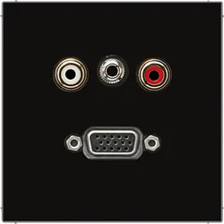 Jung Multimedia-Anschluss sw MA LS 1072 SW