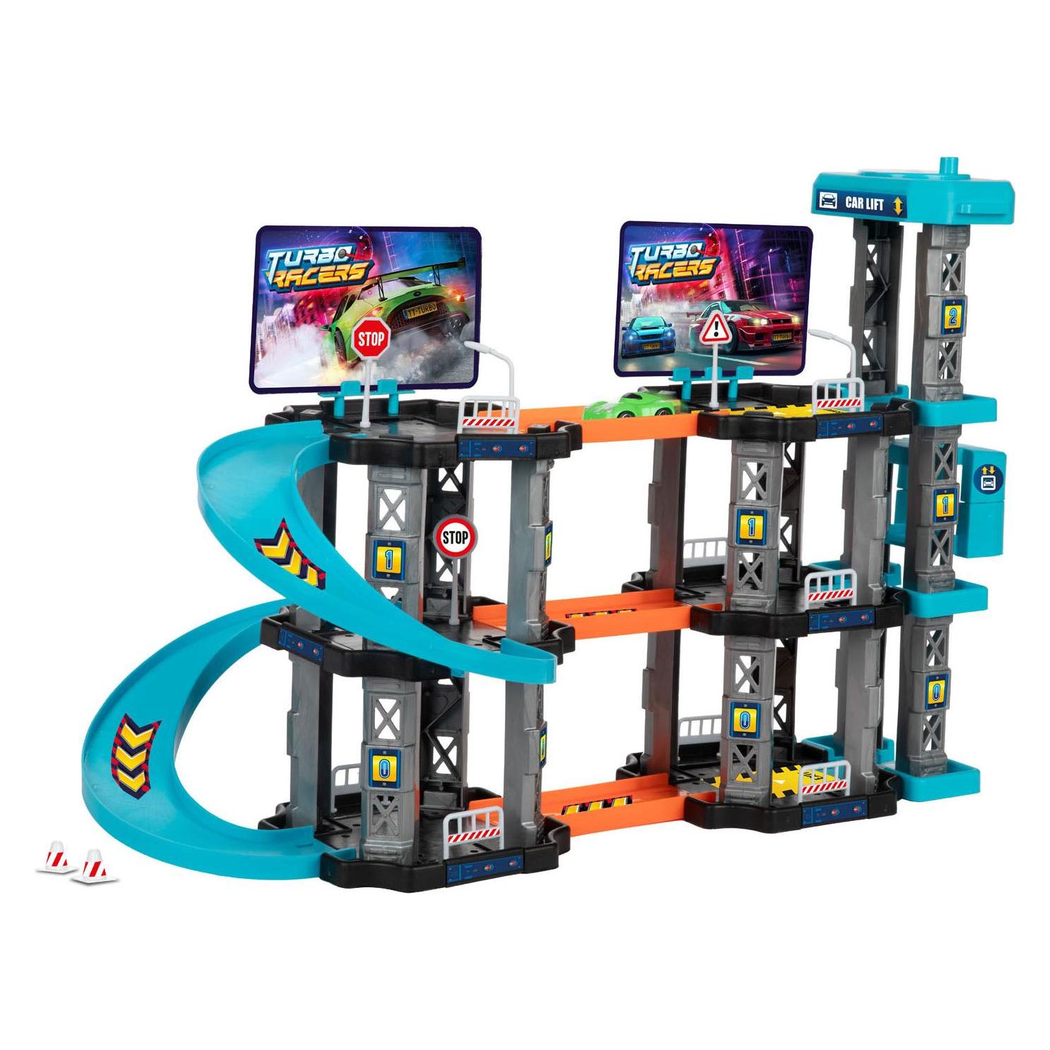 Toi-Toys Turbo Racers Parkhaus mit Aufzug (68867550)