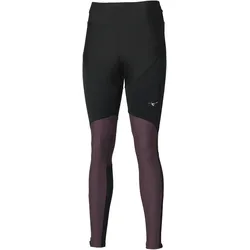 Mizuno, Damen, Tights, Charge Breath (L), Schwarz, Rot