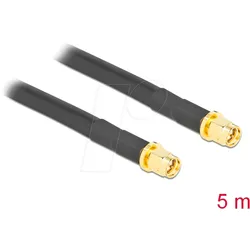 DELOCK 90451 - SMA Stecker zu SMA Stecker LMR/CFD300 5 m