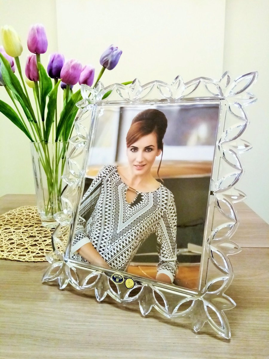 Bohemia Crystal Pierced Fotolijst met 24% loodgehalte, 25 x 20 cm