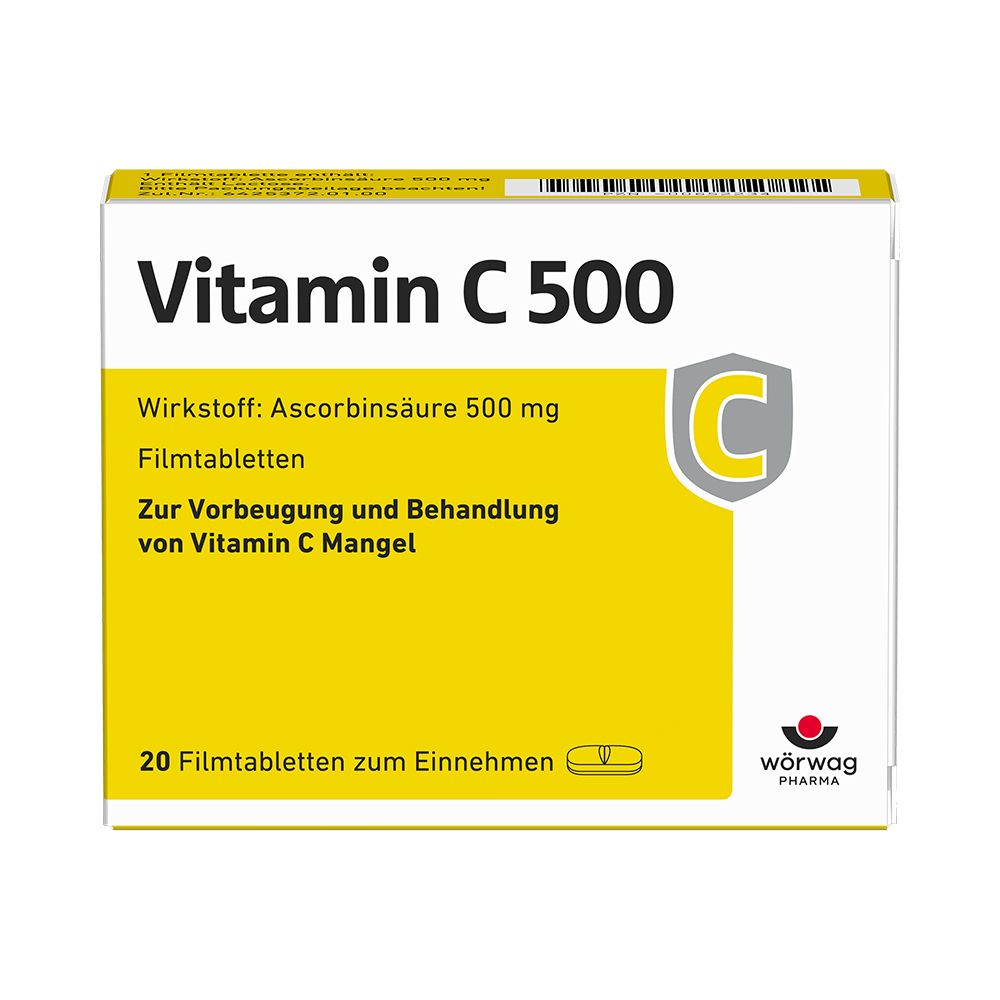Vitamin C 500 Filmtabletten 20 St