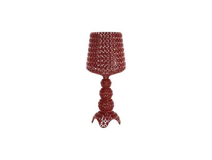 Kartell - Lampe à poser Kabuki - Rouge - Polycarbonate 2.0 - Designer Ferruccio Laviani