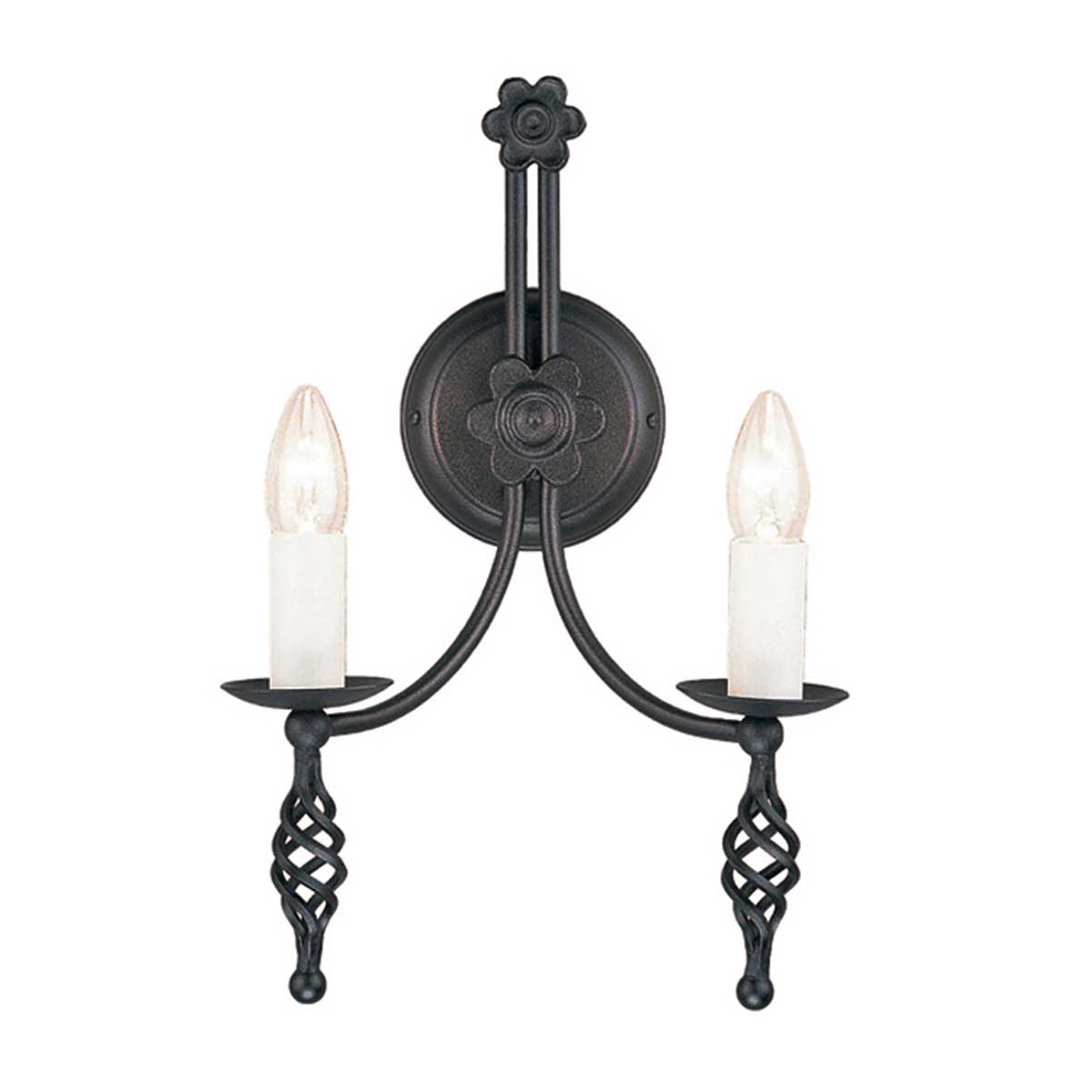 Elstead Lighting Belfry 2 Wandleuchte BY2-BLACK