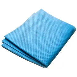 Schwammtuch, Abtropfunterlage Rezi feucht 31x500 cm blau als Abtropfunterlage und Schankauflage für Tresen geeignet