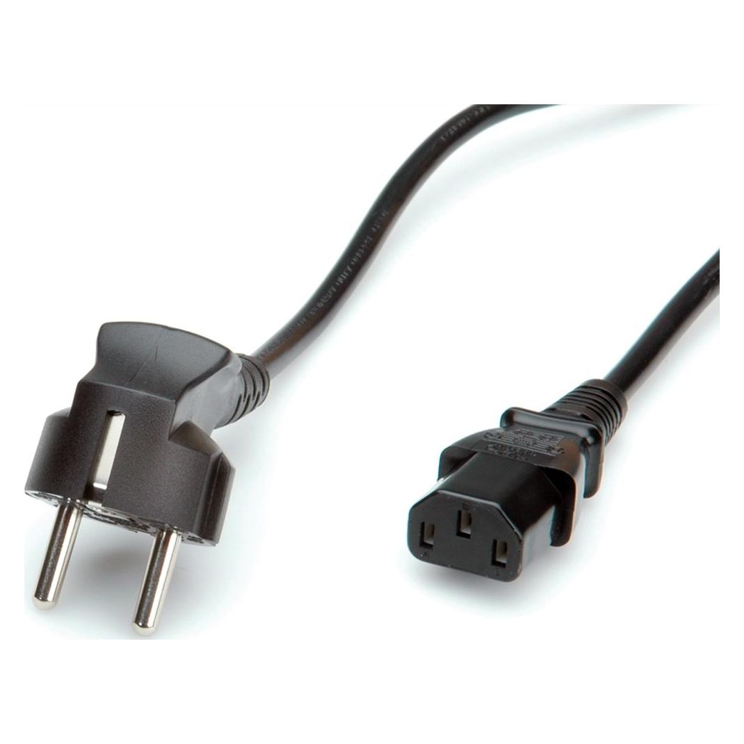 Roline Netzkabel CEE7/7 gewinkelt+ IEC-C13gerade 3x1.5mm2 3m (3 m) (19.08.1014)