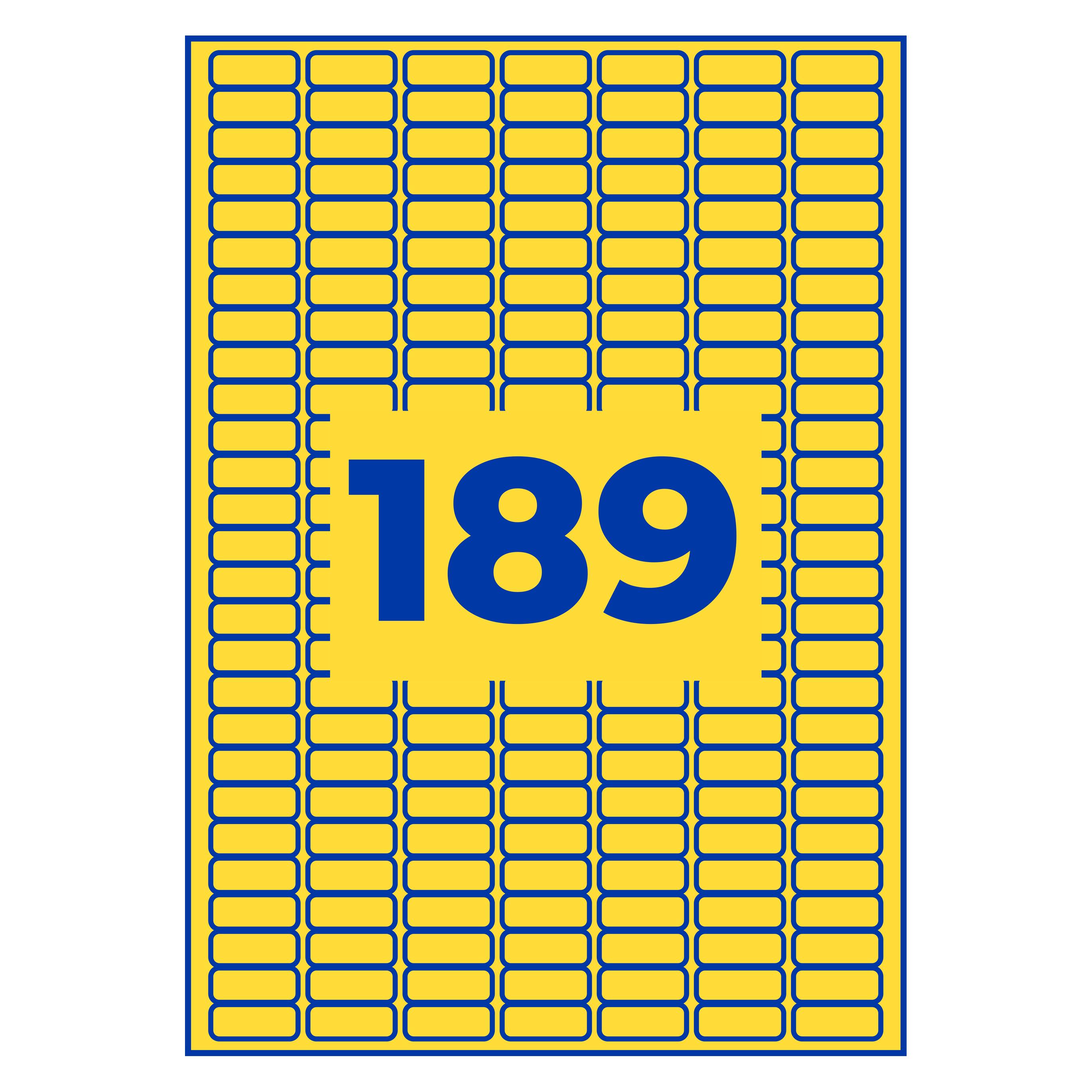 Avery Farbige Etiketten, ablösbar (L6037-20)